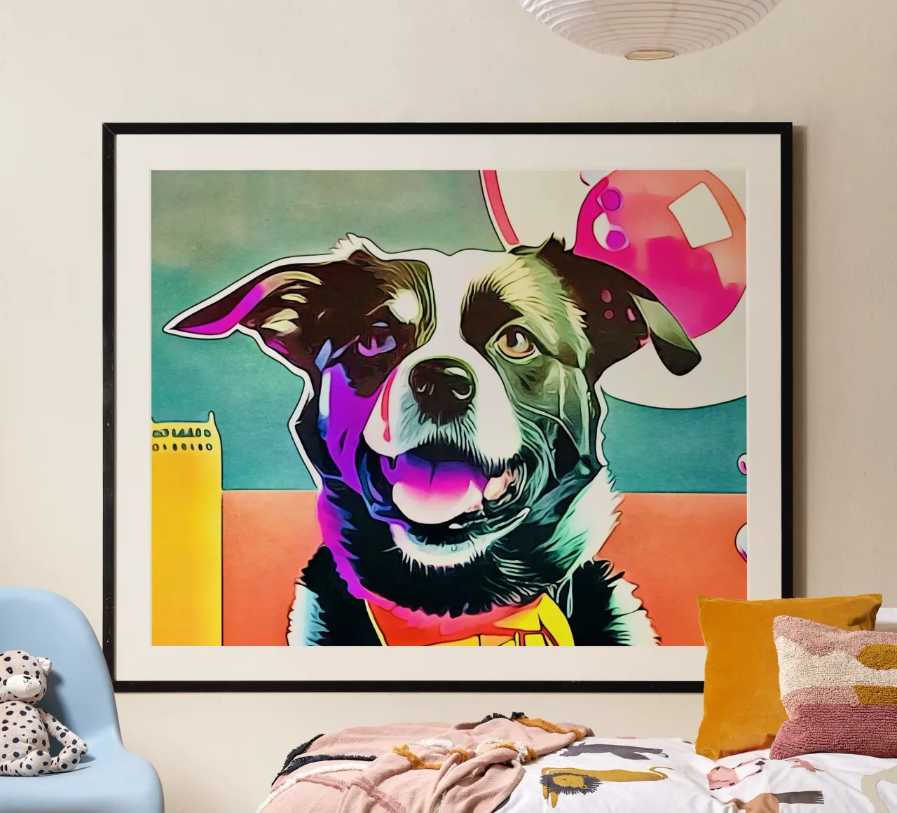 Voglio uscire! poster con telaio in plastica da ZAMART - PopArt