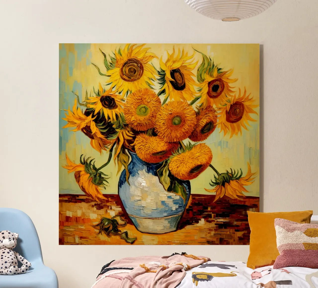 Sunflowers acryl van Artsy Bessy