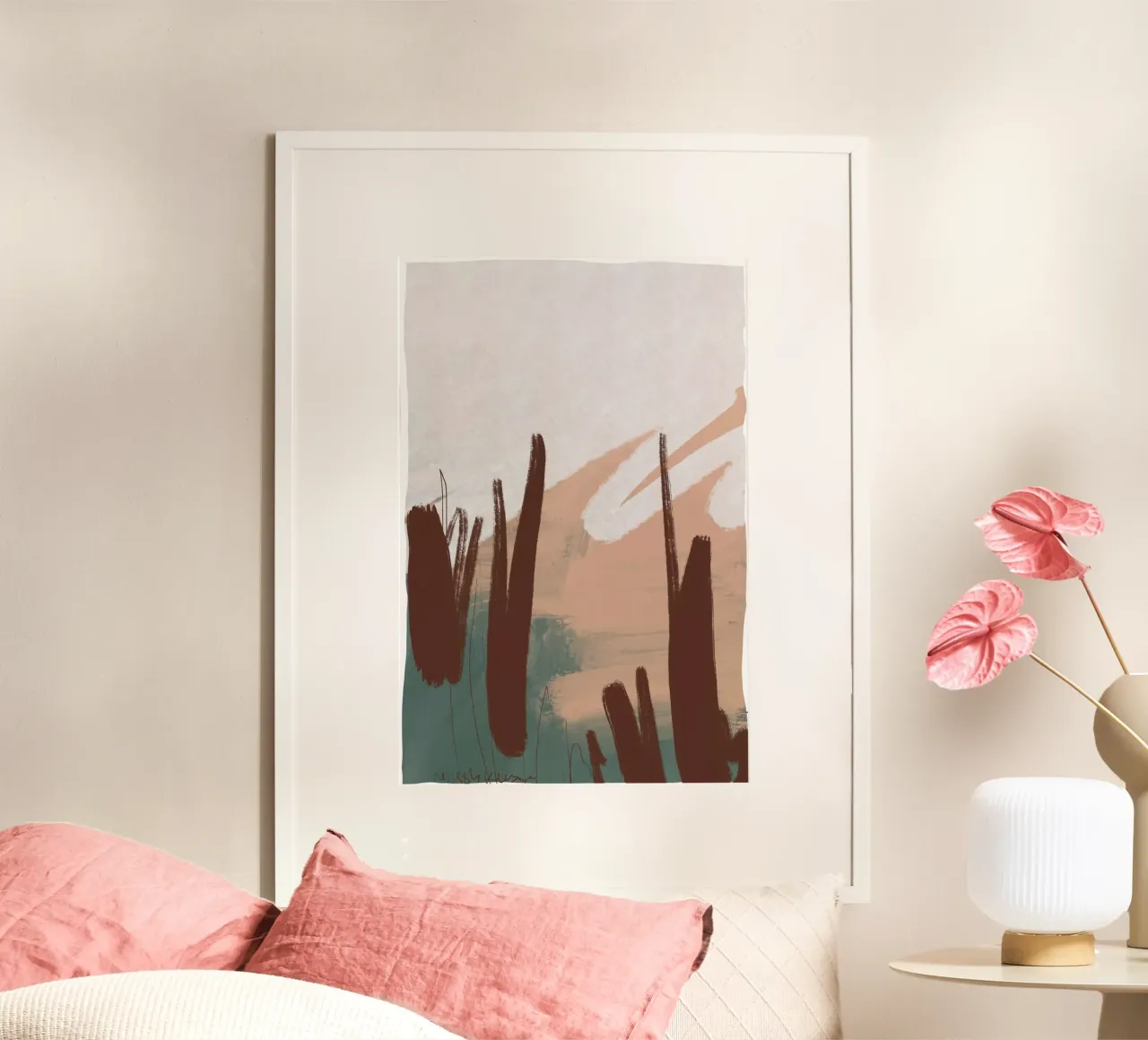 Sienna Sunset Fields poster by nileshkikuuchise