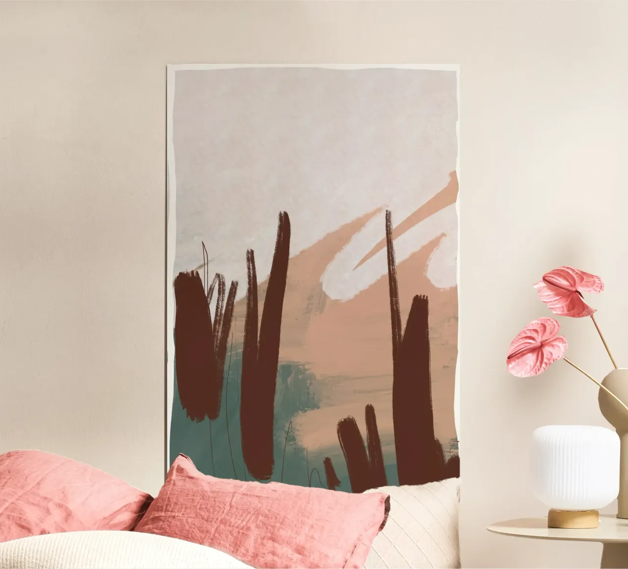 Campi di Siena al tramonto poster da nileshkikuuchise