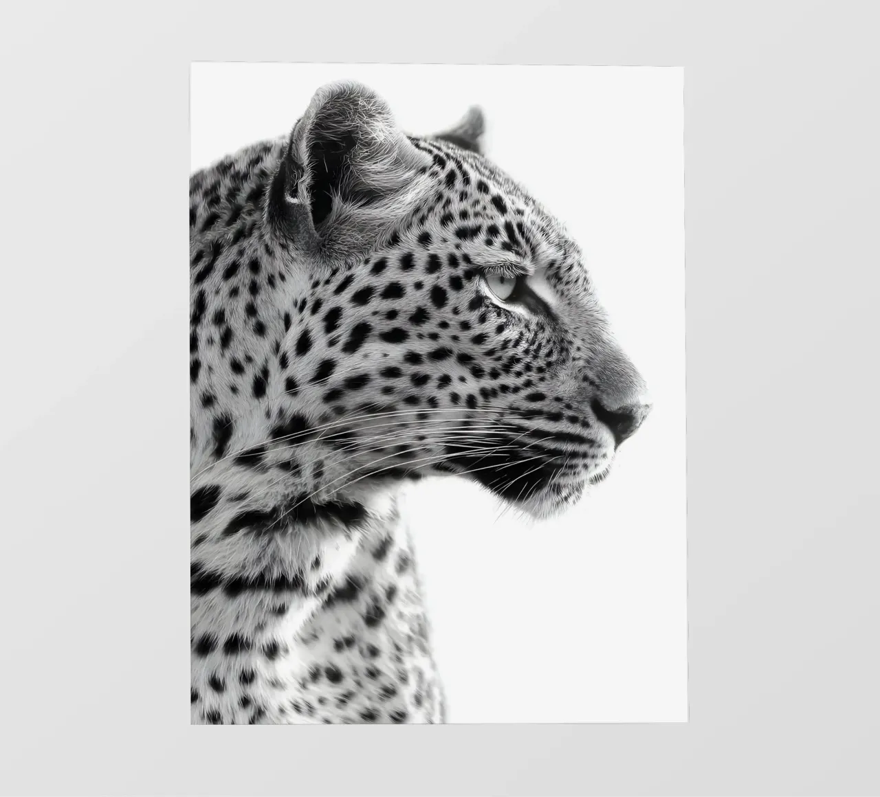 Nero Bianco Tigre Leopardo telo in pvc da IamHomeStudio