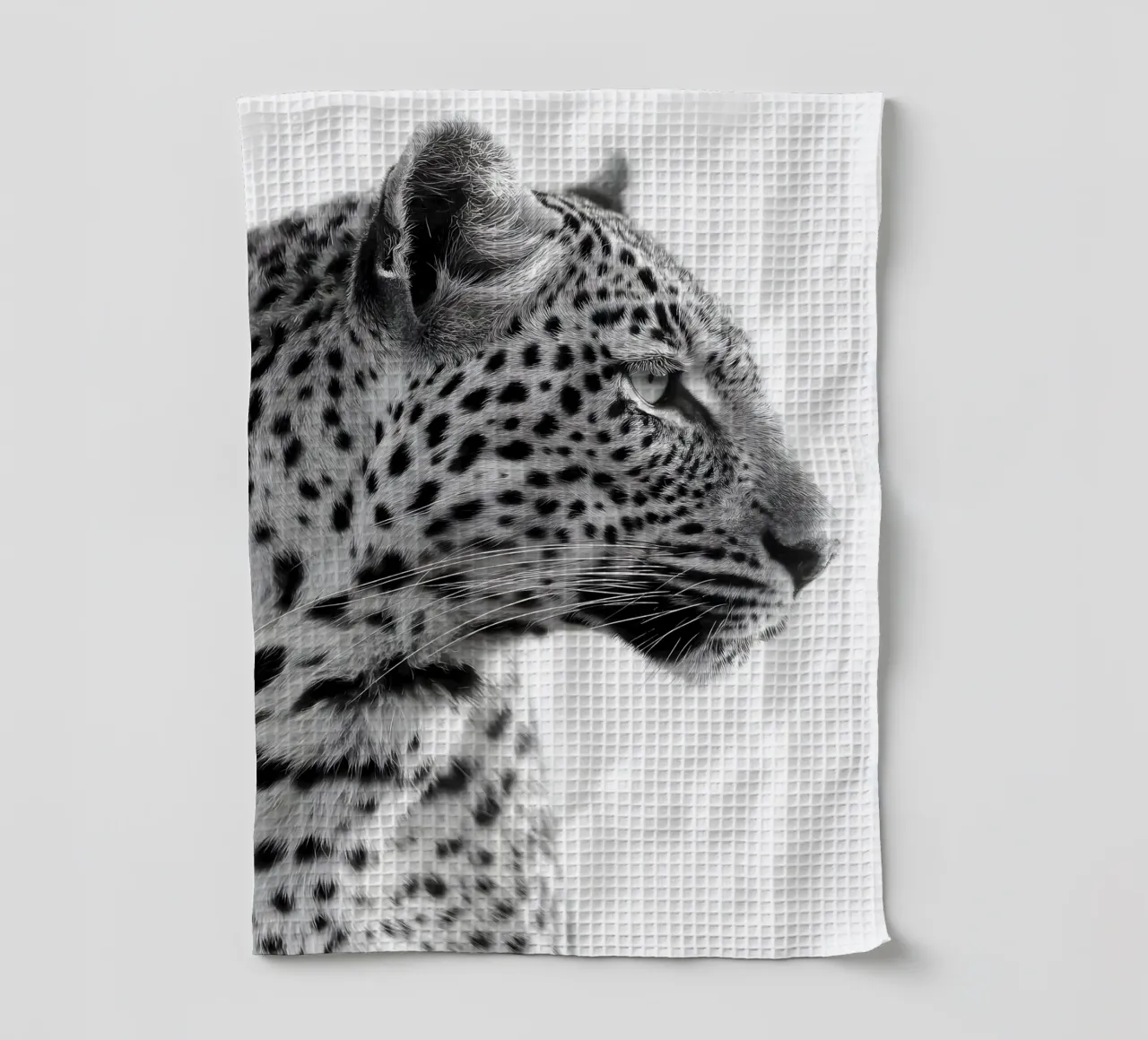Nero Bianco Tigre Leopardo canovaccio da cucina da IamHomeStudio