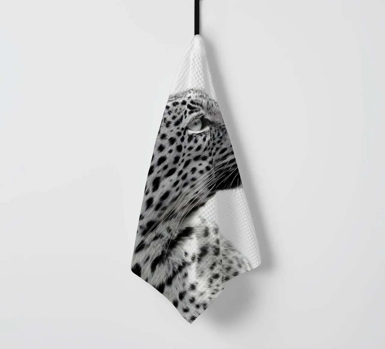 Nero Bianco Tigre Leopardo canovaccio da cucina da IamHomeStudio