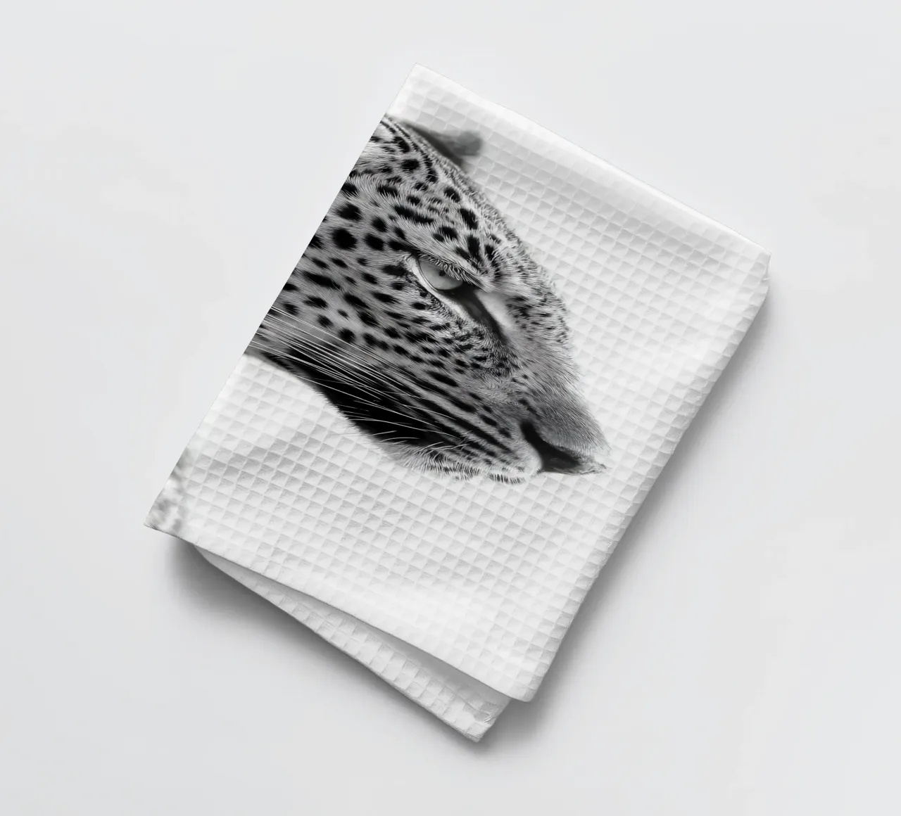 Nero Bianco Tigre Leopardo canovaccio da cucina da IamHomeStudio