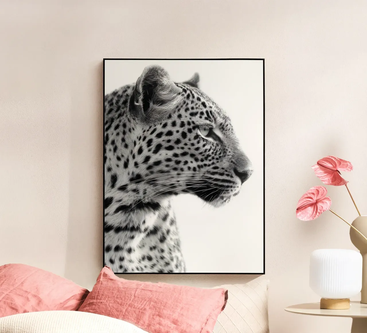 Nero Bianco Tigre Leopardo plexiglass da IamHomeStudio