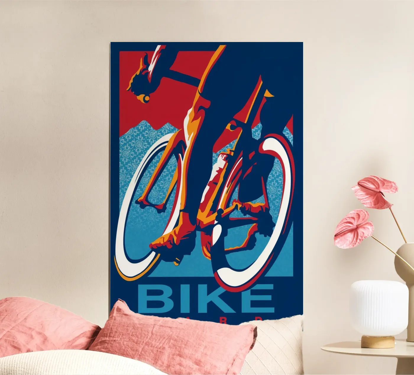Hard fietsen poster van LiamDckns