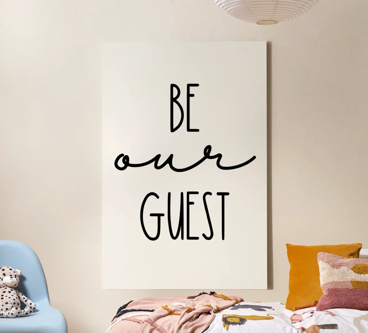 Be Our Guest tela con Cornice a cassetta da Shark Printables