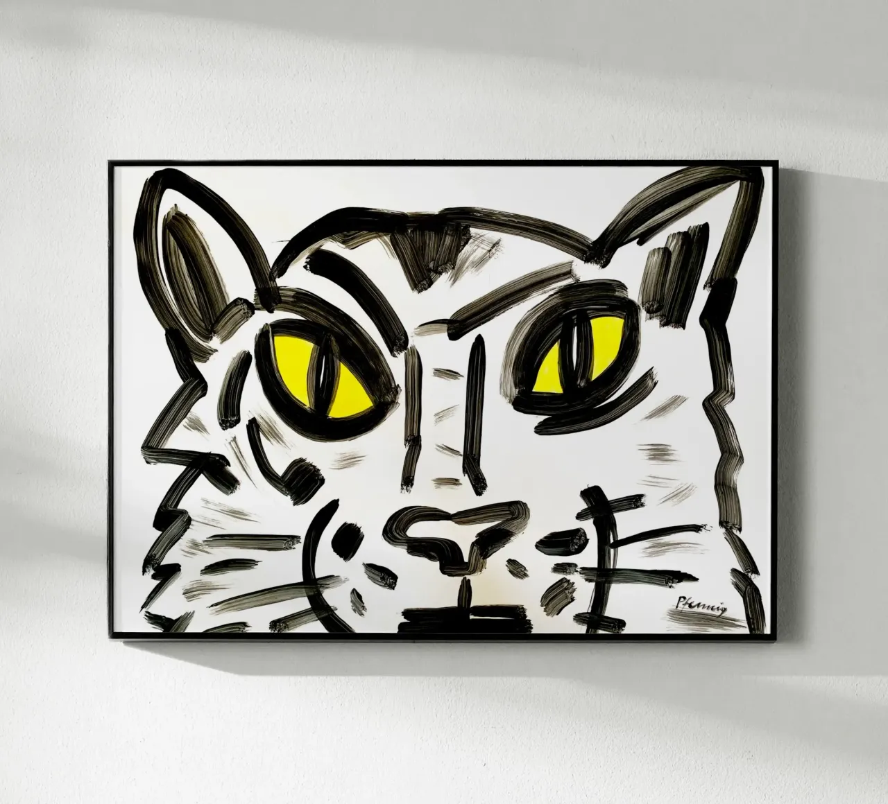 Ritratto di Tomcat plexiglass da Puschkinowa