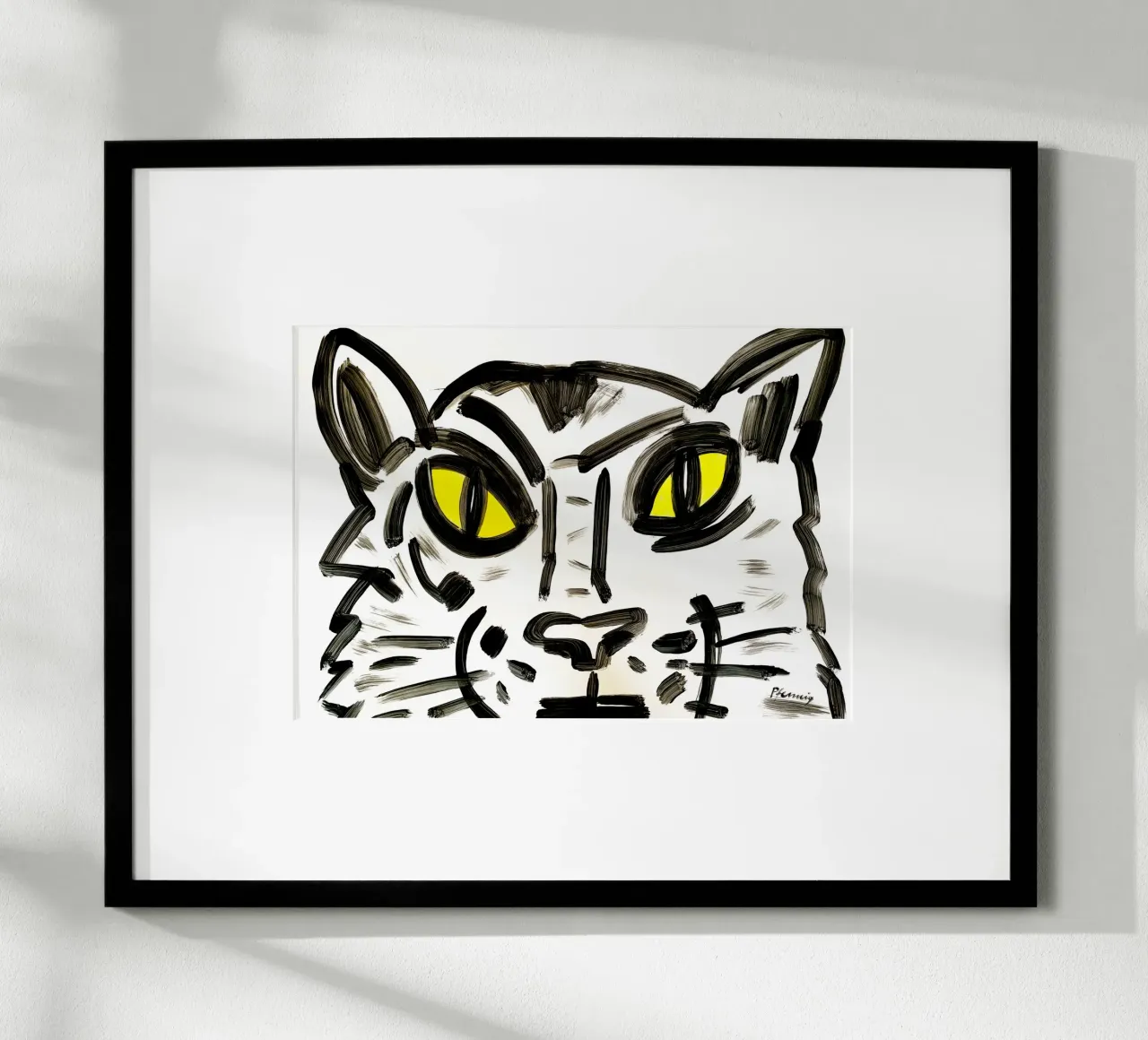 Ritratto di Tomcat carta hahnemühle da Puschkinowa