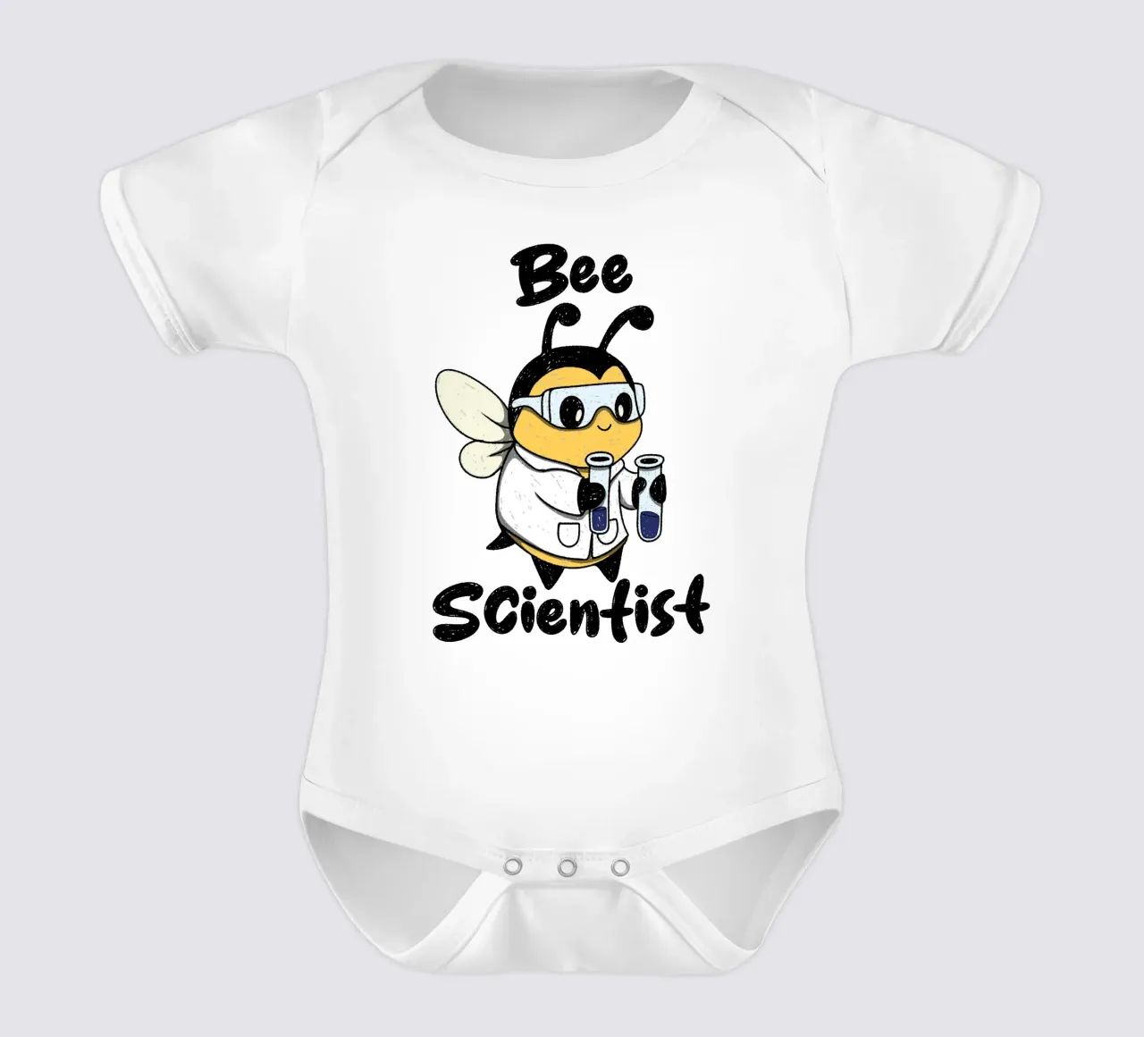 Scienziato delle api body neonato maniche corte da Loobs
