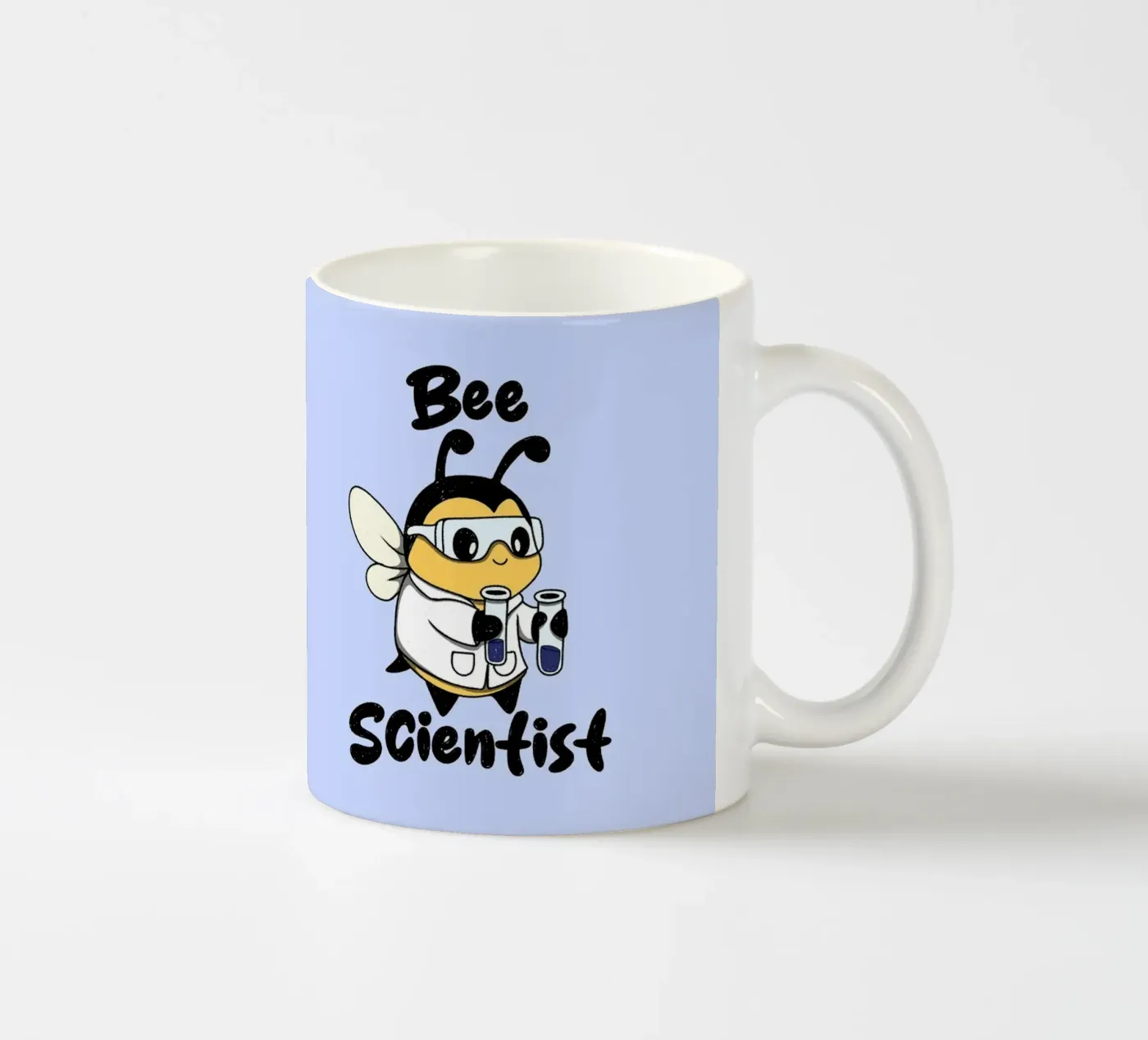 Bee Scientist Keramik Tasse von Loobs