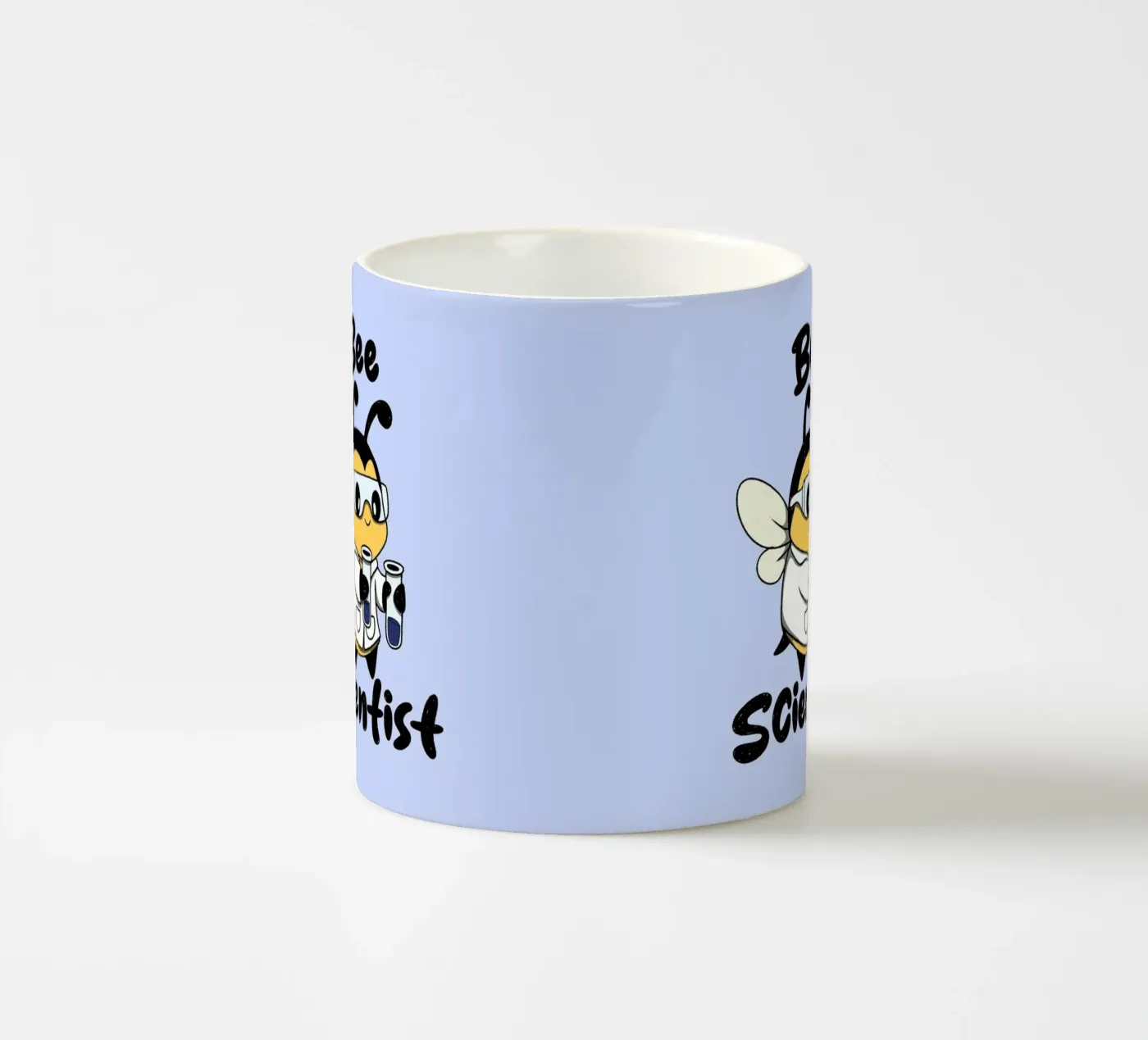 Bee Scientist Keramik Tasse von Loobs