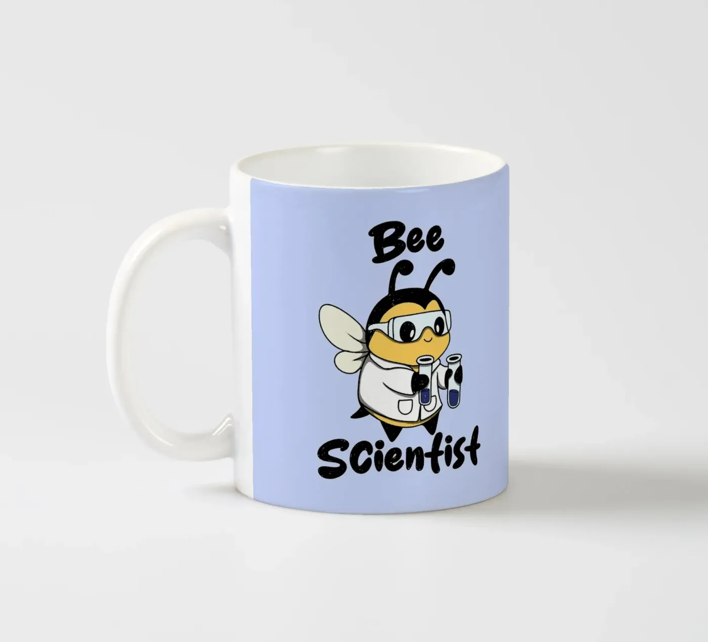 Bee Scientist Keramik Tasse von Loobs