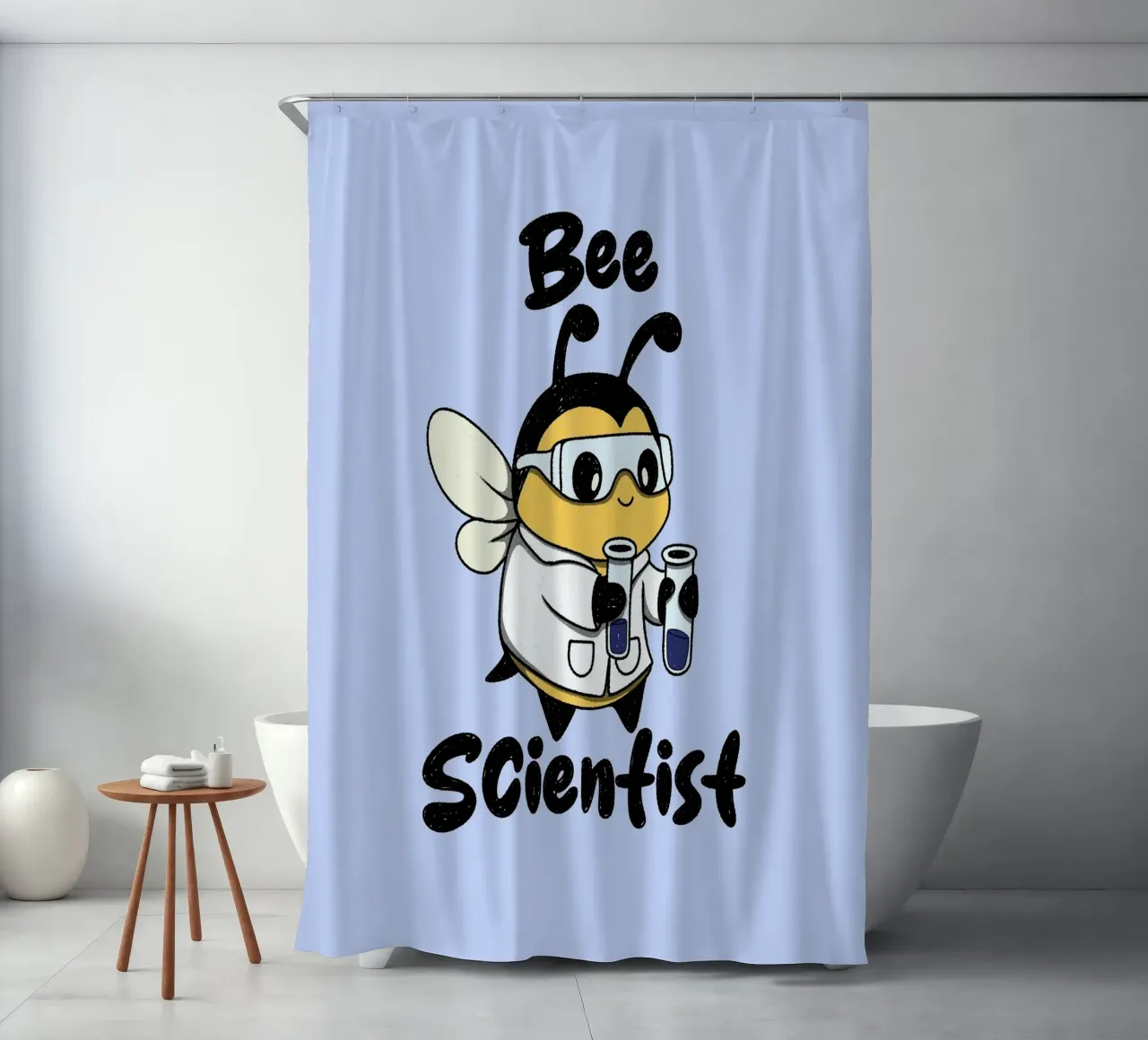 Scienziato delle api tenda da doccia da Loobs
