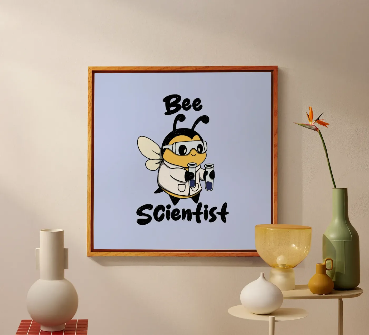 Scientifique de l'abeille plexiglas de Loobs