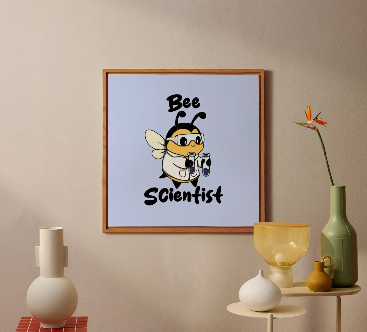 Scienziato delle api alluminio dibond da Loobs
