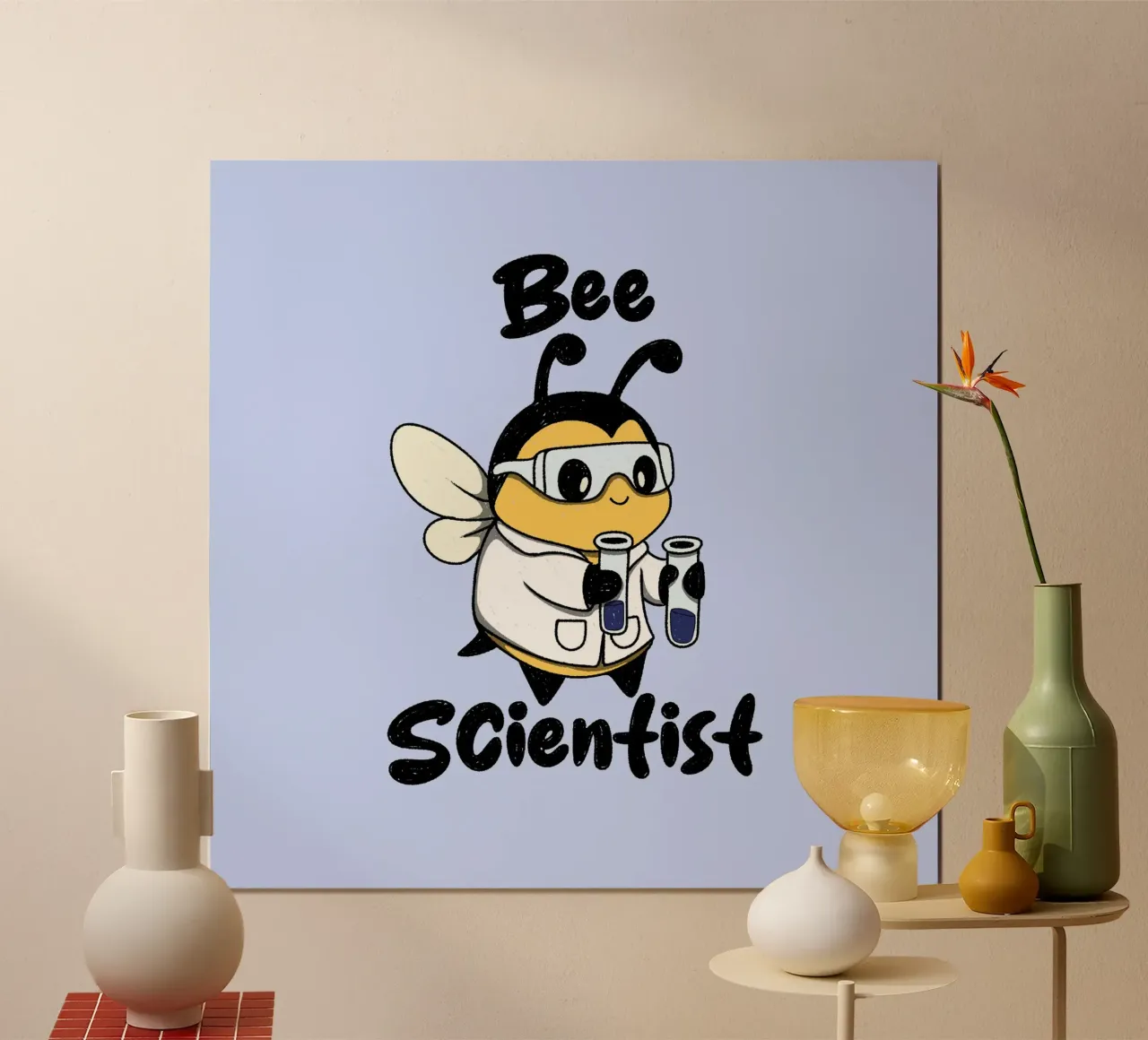 Scienziato delle api carta hahnemühle da Loobs
