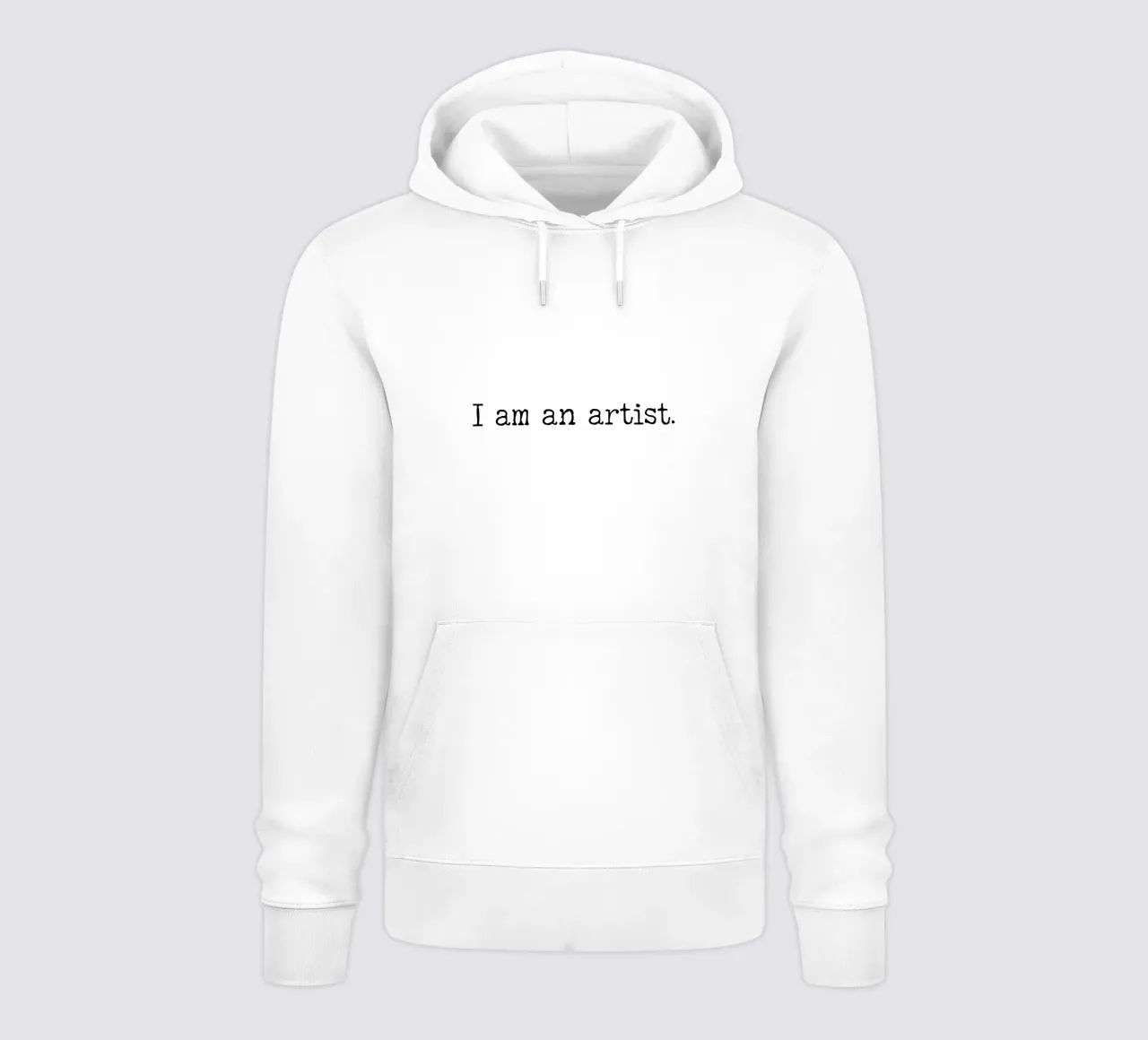 Sono un artista, semplice design di testo felpa con cappuccio da RB-Quotes