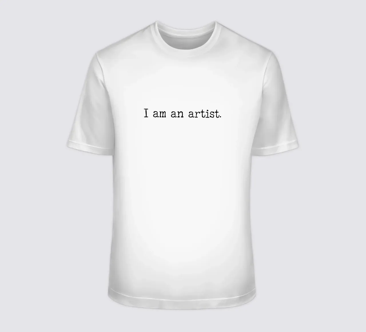Sono un artista, semplice design di testo t-shirt da RB-Quotes