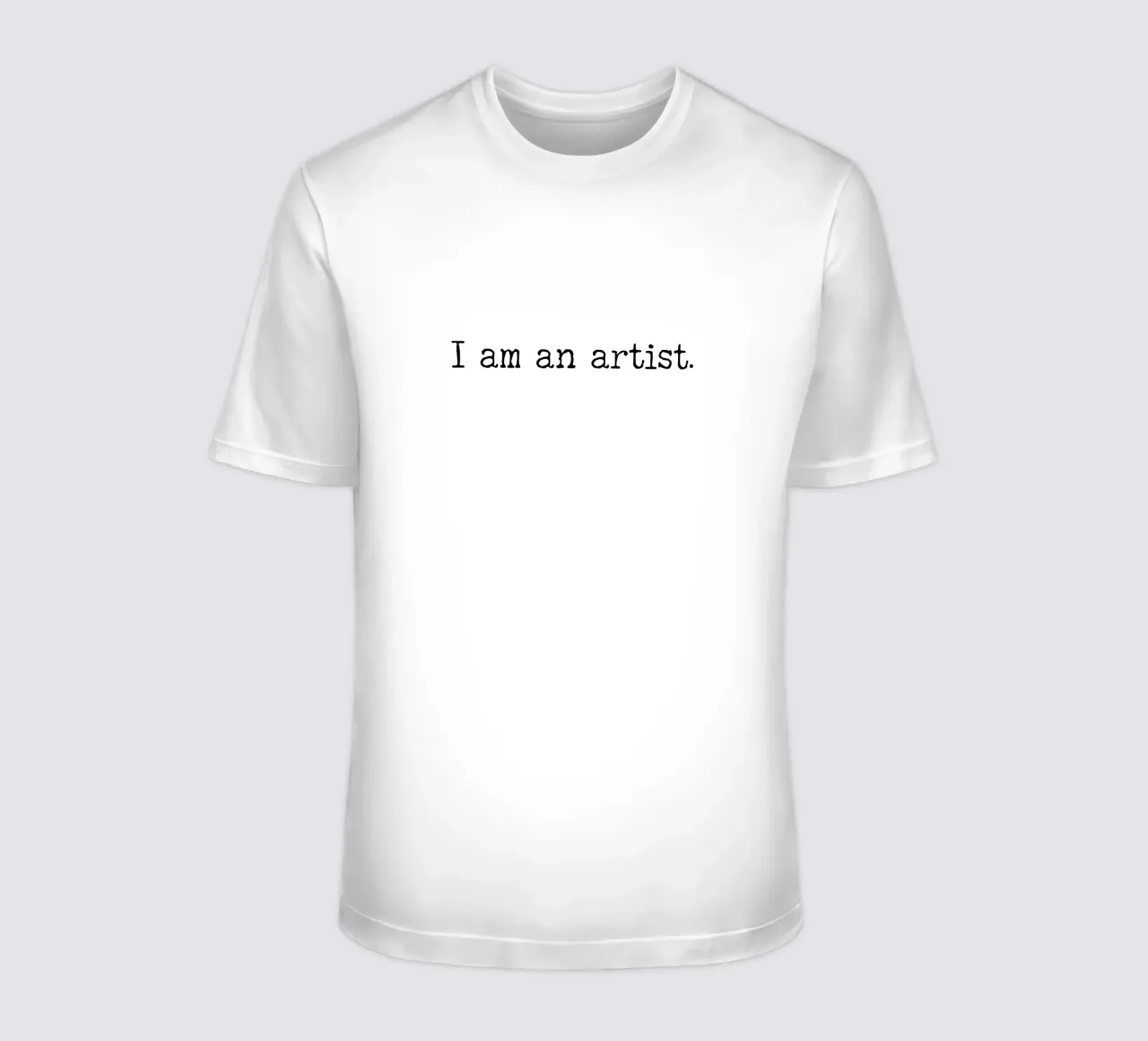 Sono un artista, semplice design di testo t-shirt da RB-Quotes