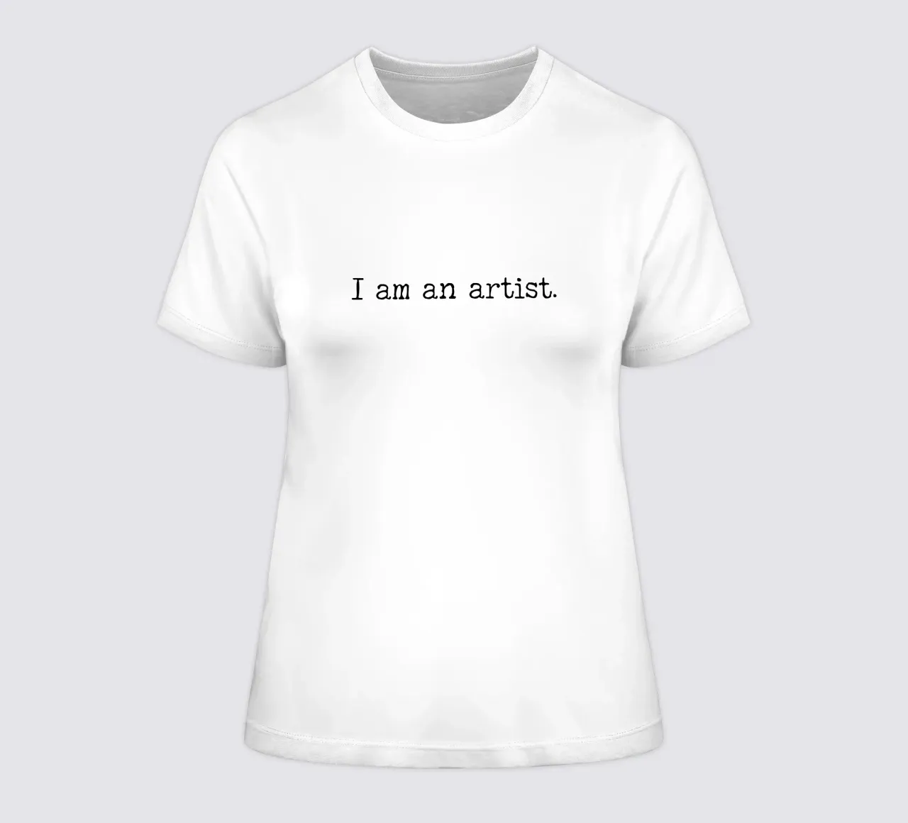 Sono un artista, semplice design di testo t-shirt da donna da RB-Quotes