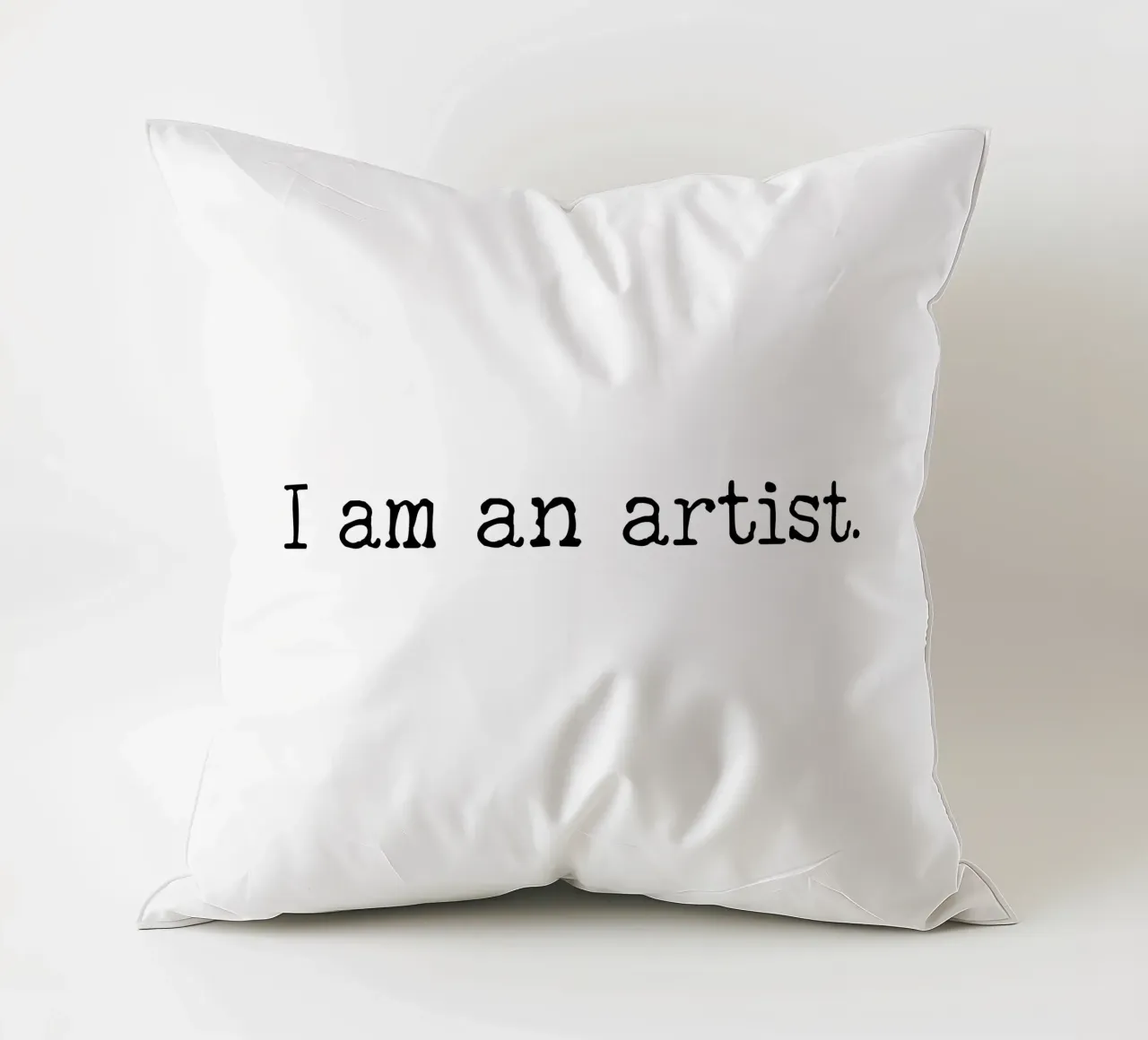 Sono un artista, semplice design di testo cuscino da RB-Quotes