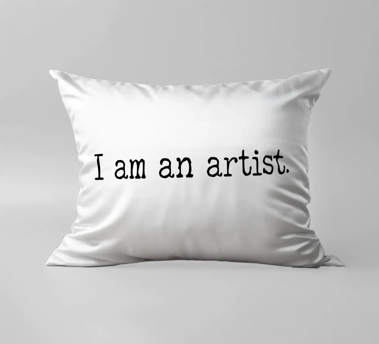 Sono un artista, semplice design di testo cuscino da RB-Quotes