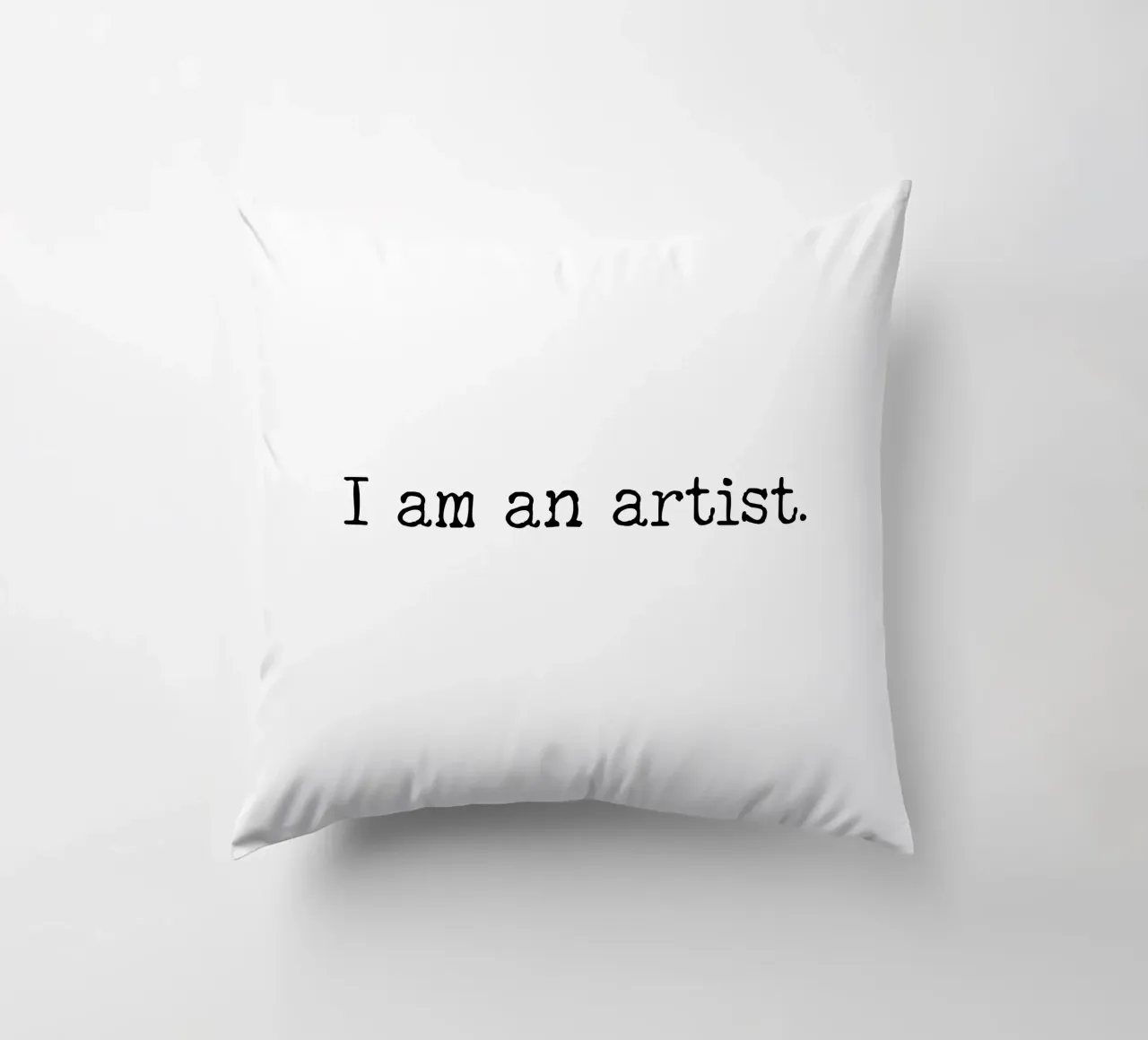 Sono un artista, semplice design di testo cuscino da RB-Quotes