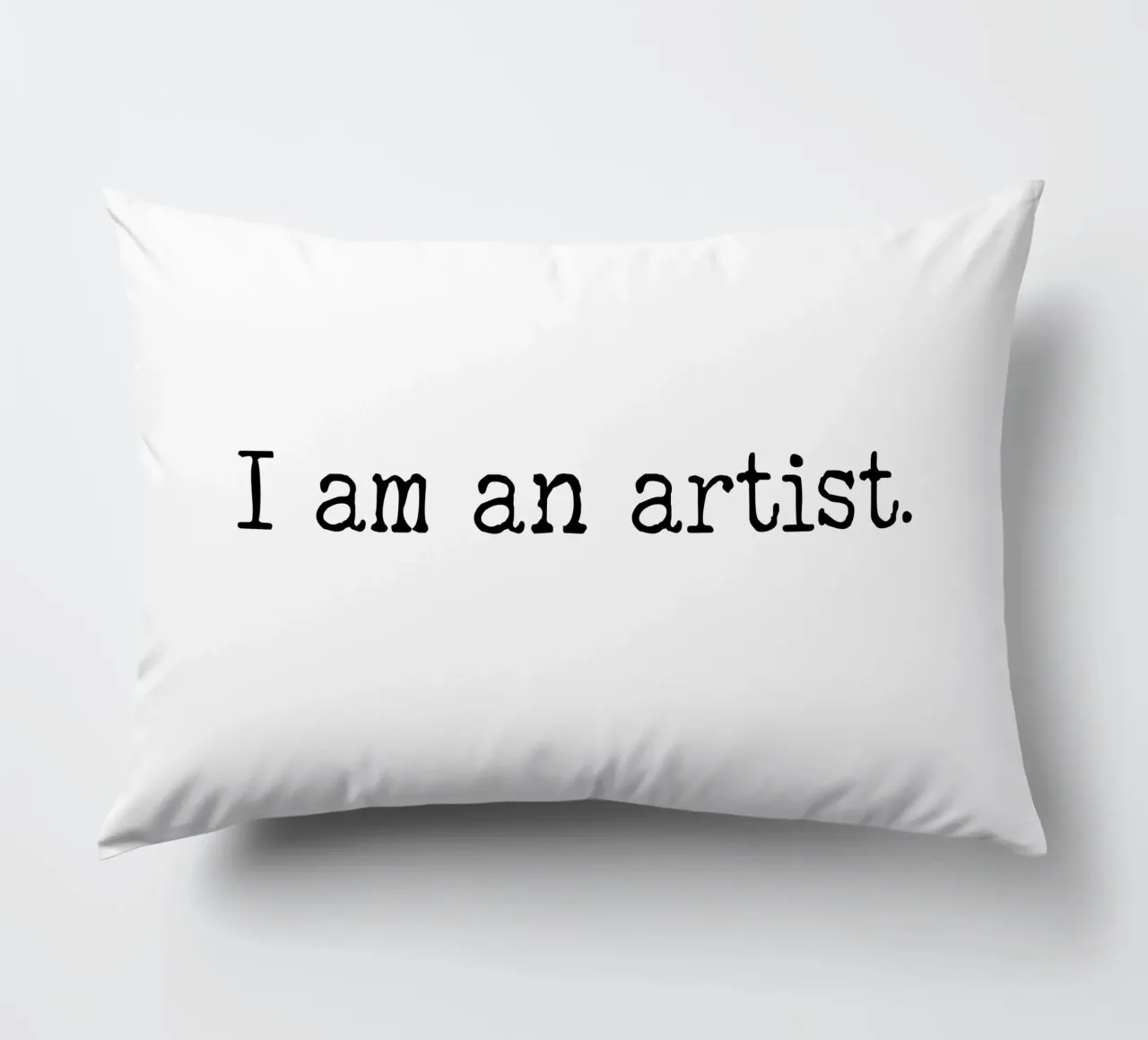 Sono un artista, semplice design di testo cuscino da RB-Quotes