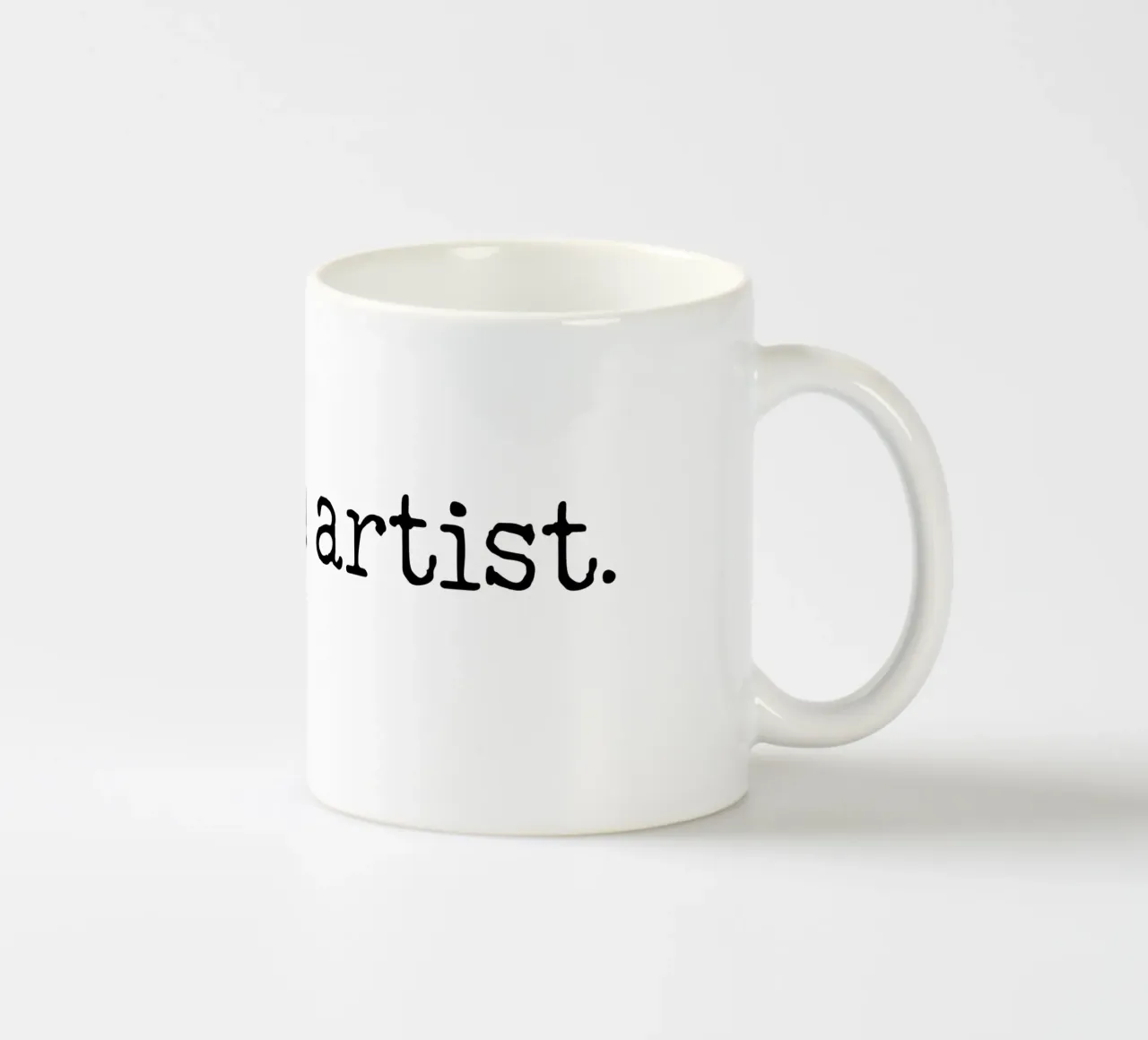 Sono un artista, semplice design di testo tazza in ceramica da RB-Quotes