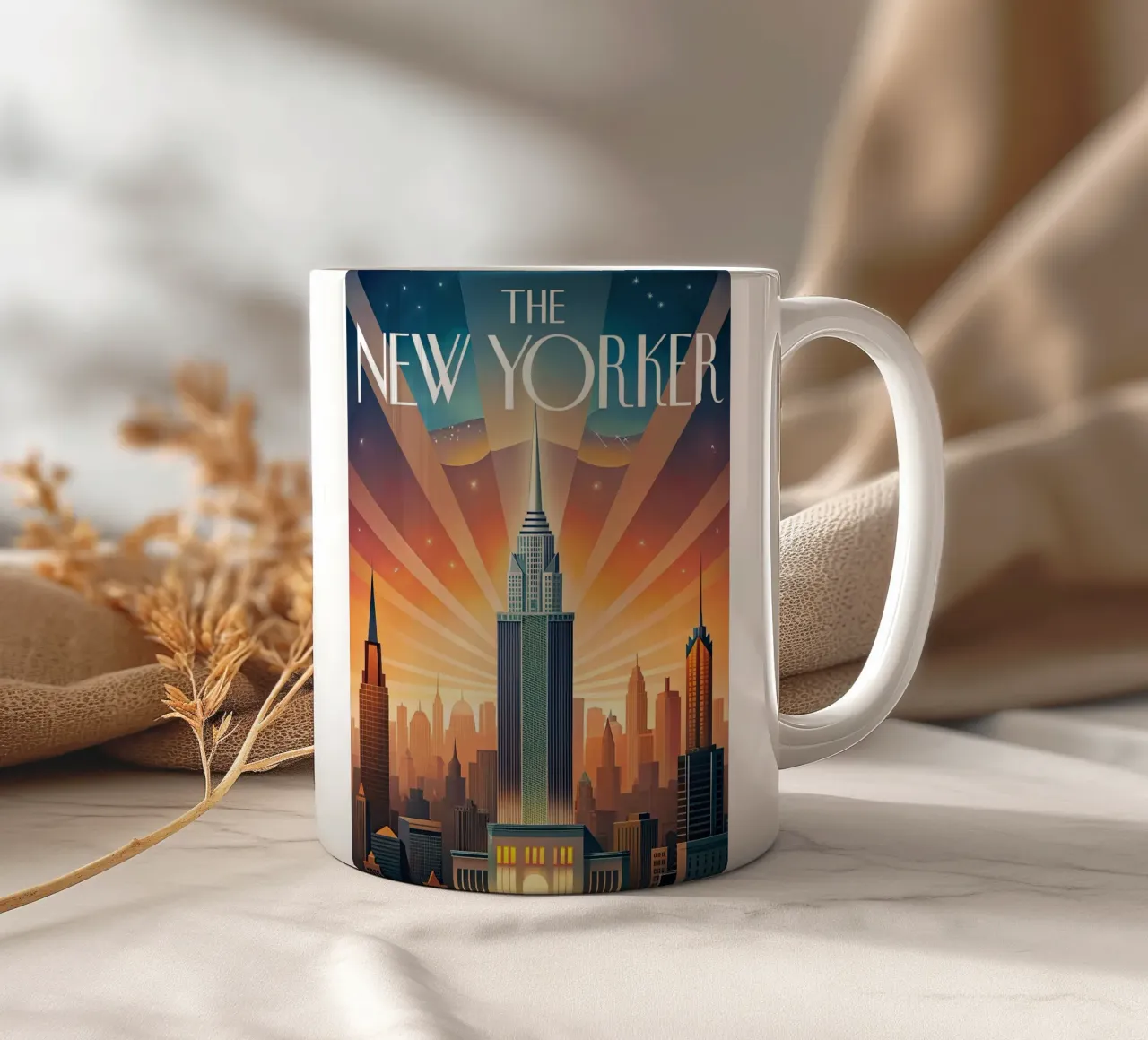 Il New Yorker tazza in ceramica da 🎁 NOBELART