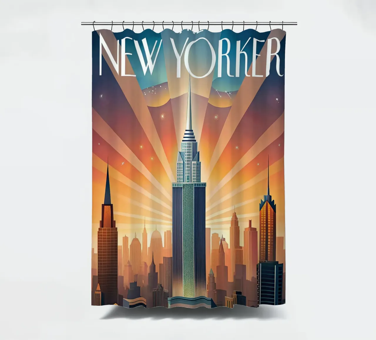 Il New Yorker tenda da doccia da 🎁 NOBELART