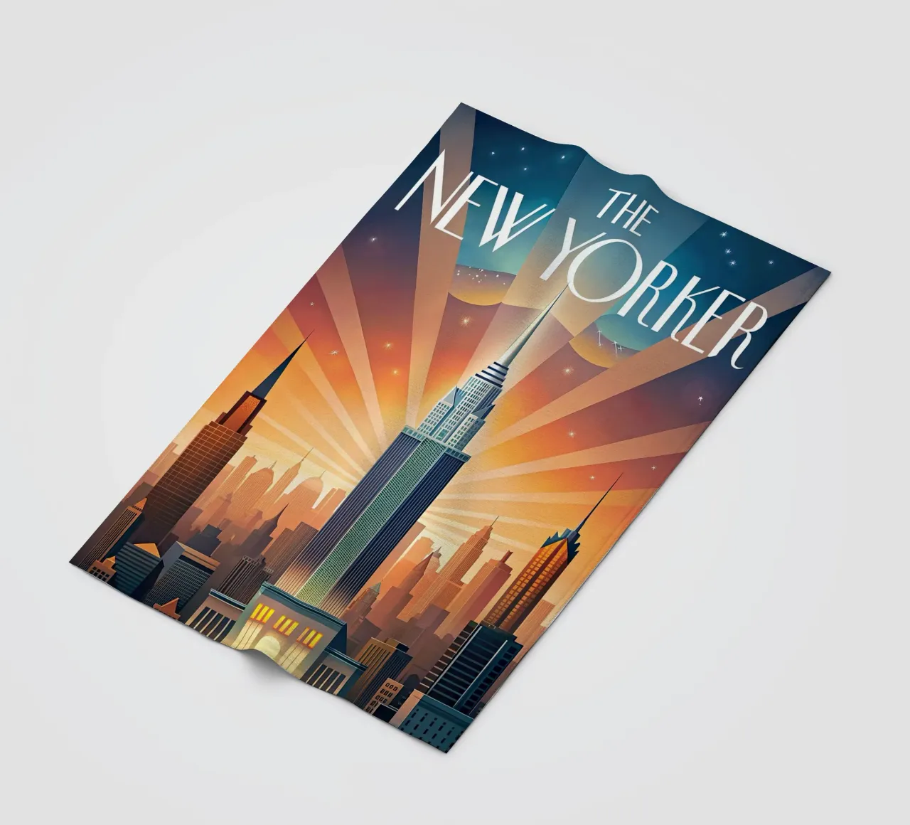Il New Yorker coperta in pile da 🎁 NOBELART
