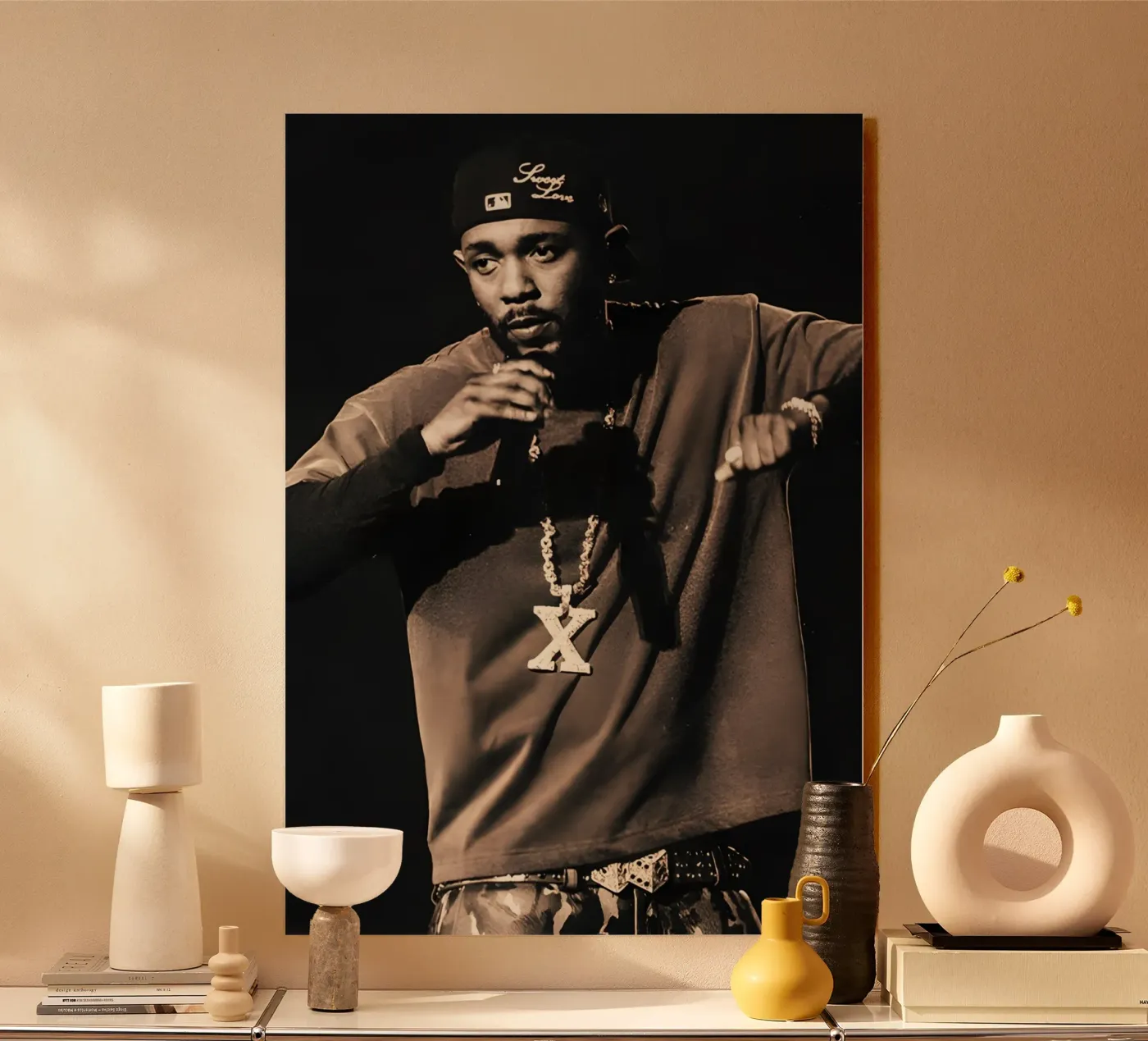 Kendrick Lamar Acryl-Glas von Digital Street art