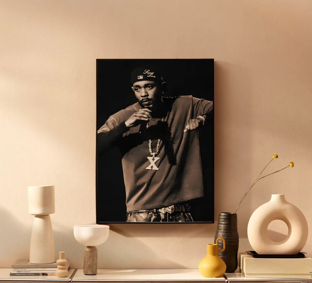 Kendrick Lamar alluminio dibond da The Poster Hub