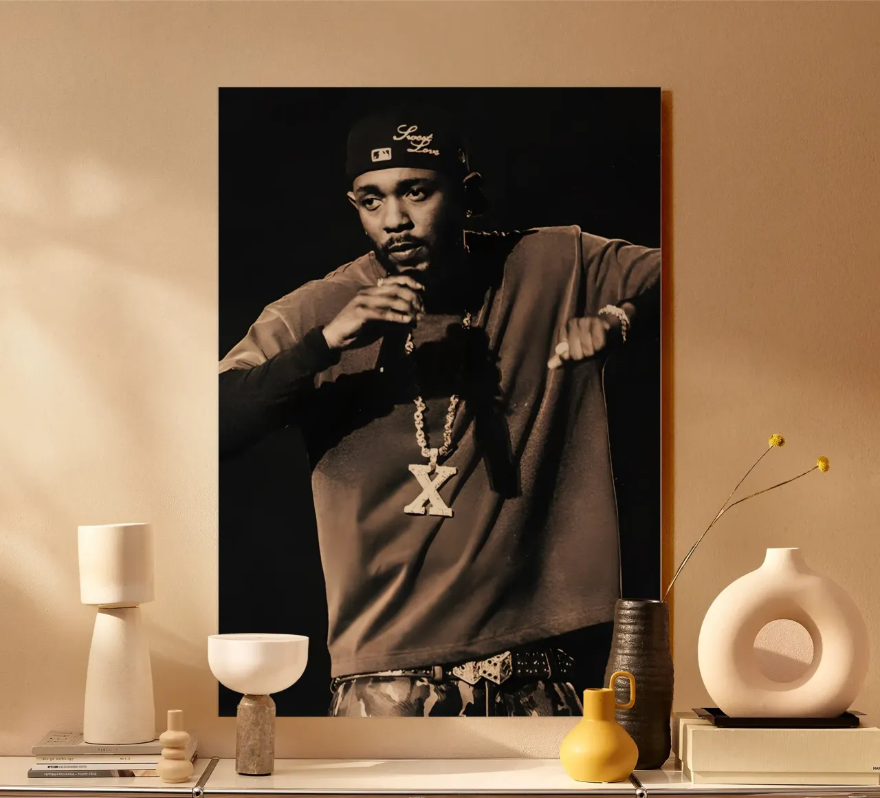 Kendrick Lamar alluminio dibond da The Poster Hub