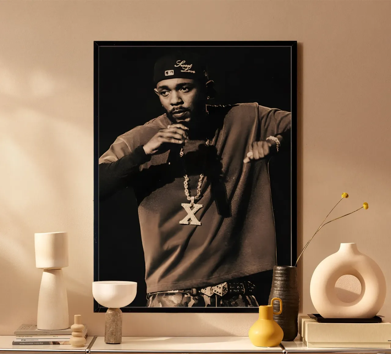 Kendrick Lamar carta hahnemühle da The Poster Hub