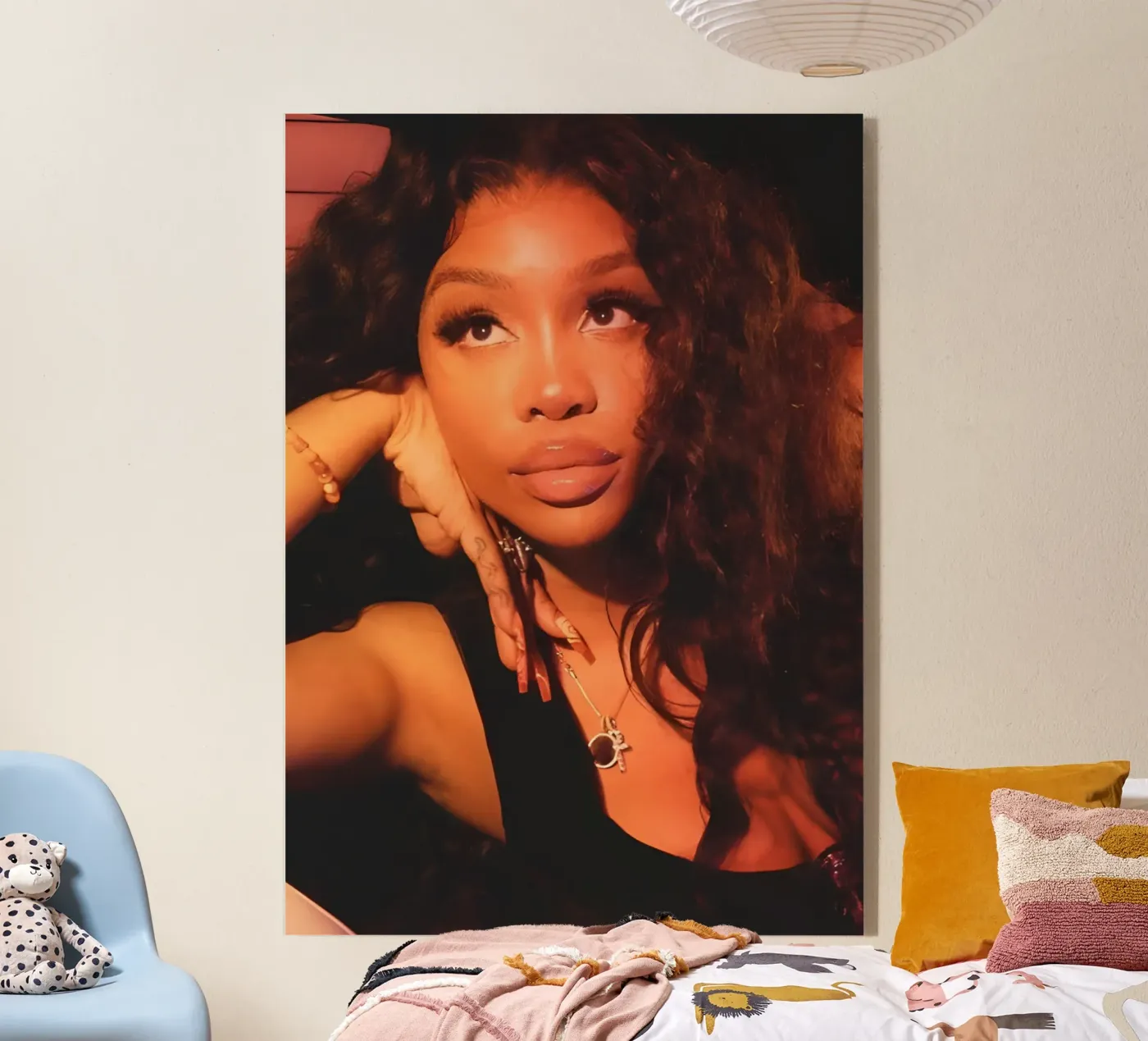 SZA acryl van Digital Street art