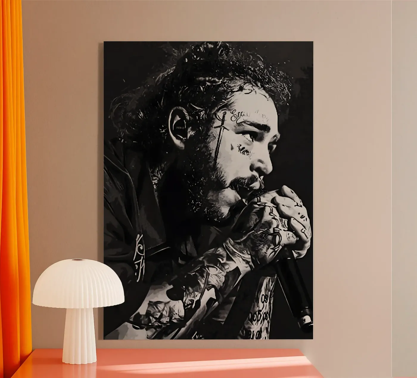 Post Malone plexiglas de Digital Street art