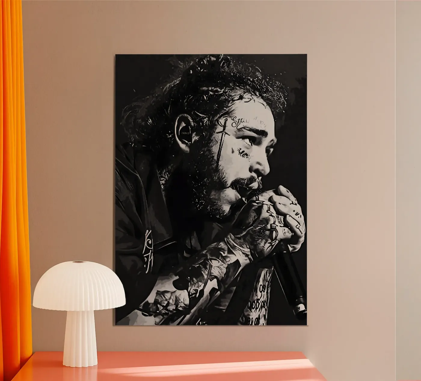 Post Malone forex plate by Digital Street art