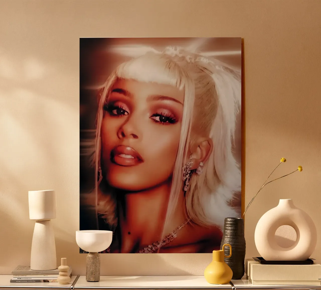 Doja Cat plexiglass da Digital Street art