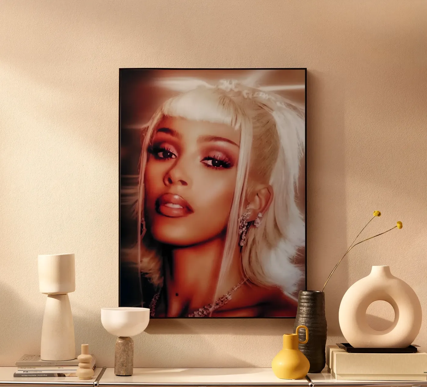 Doja Cat alluminio dibond da Digital Street art