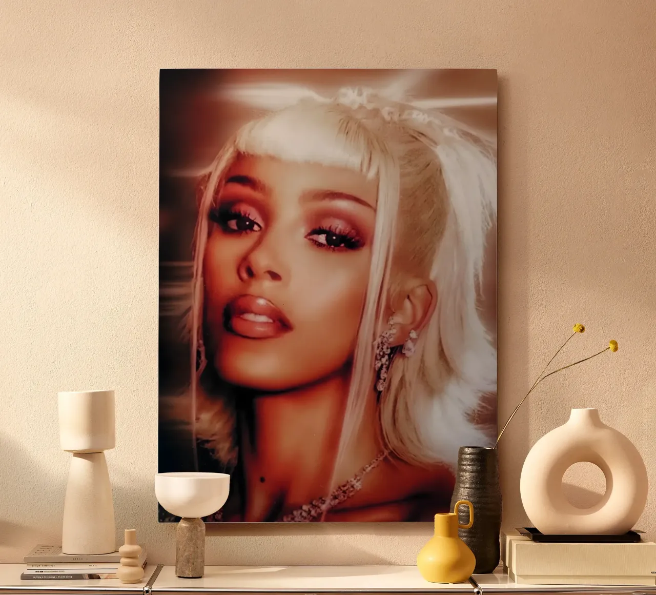 Doja Cat alluminio dibond da The Poster Hub