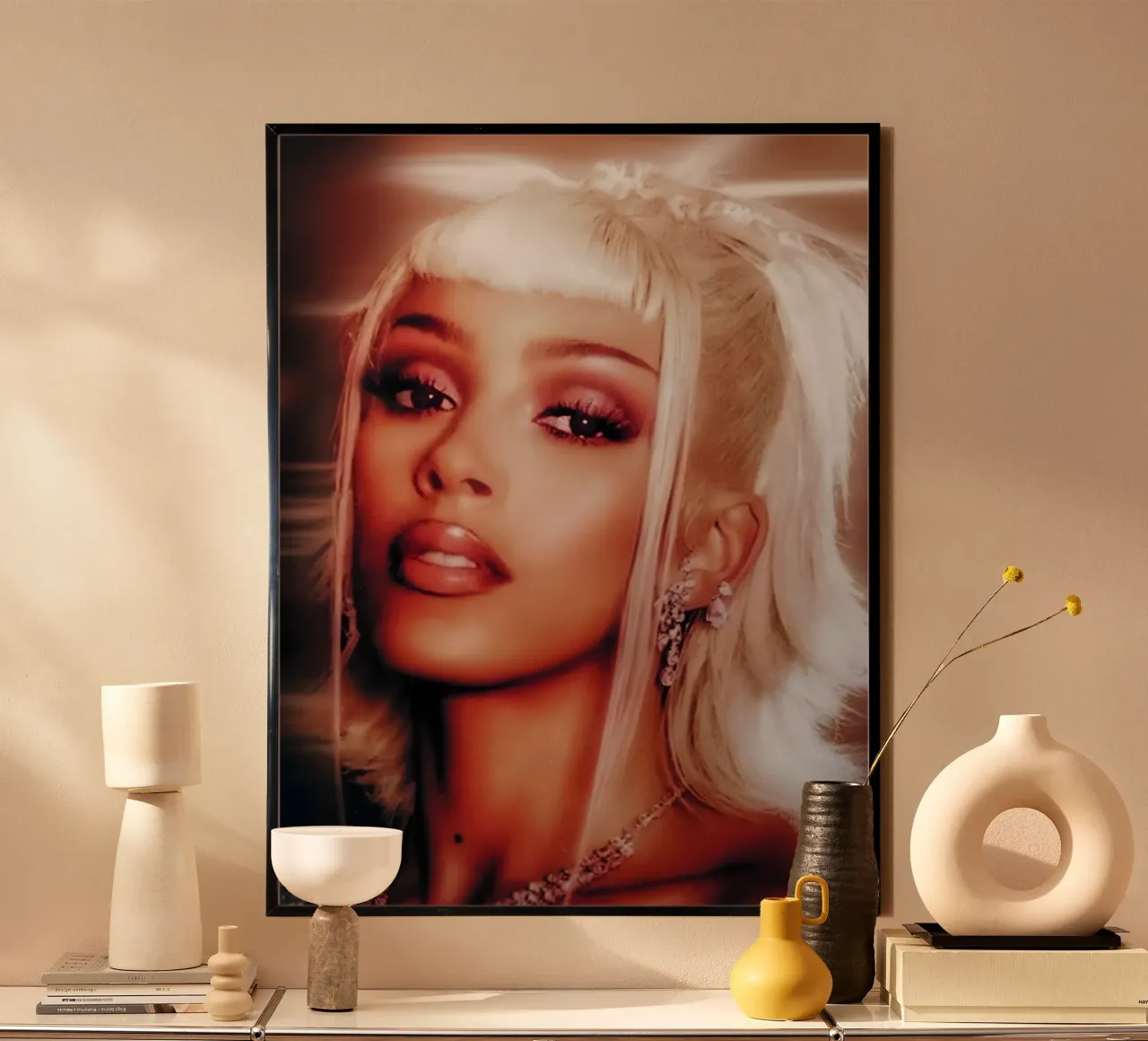 Doja Cat poster da Digital Street art