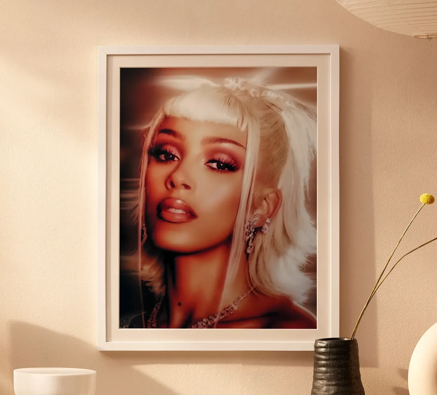 Doja Cat poster da Digital Street art
