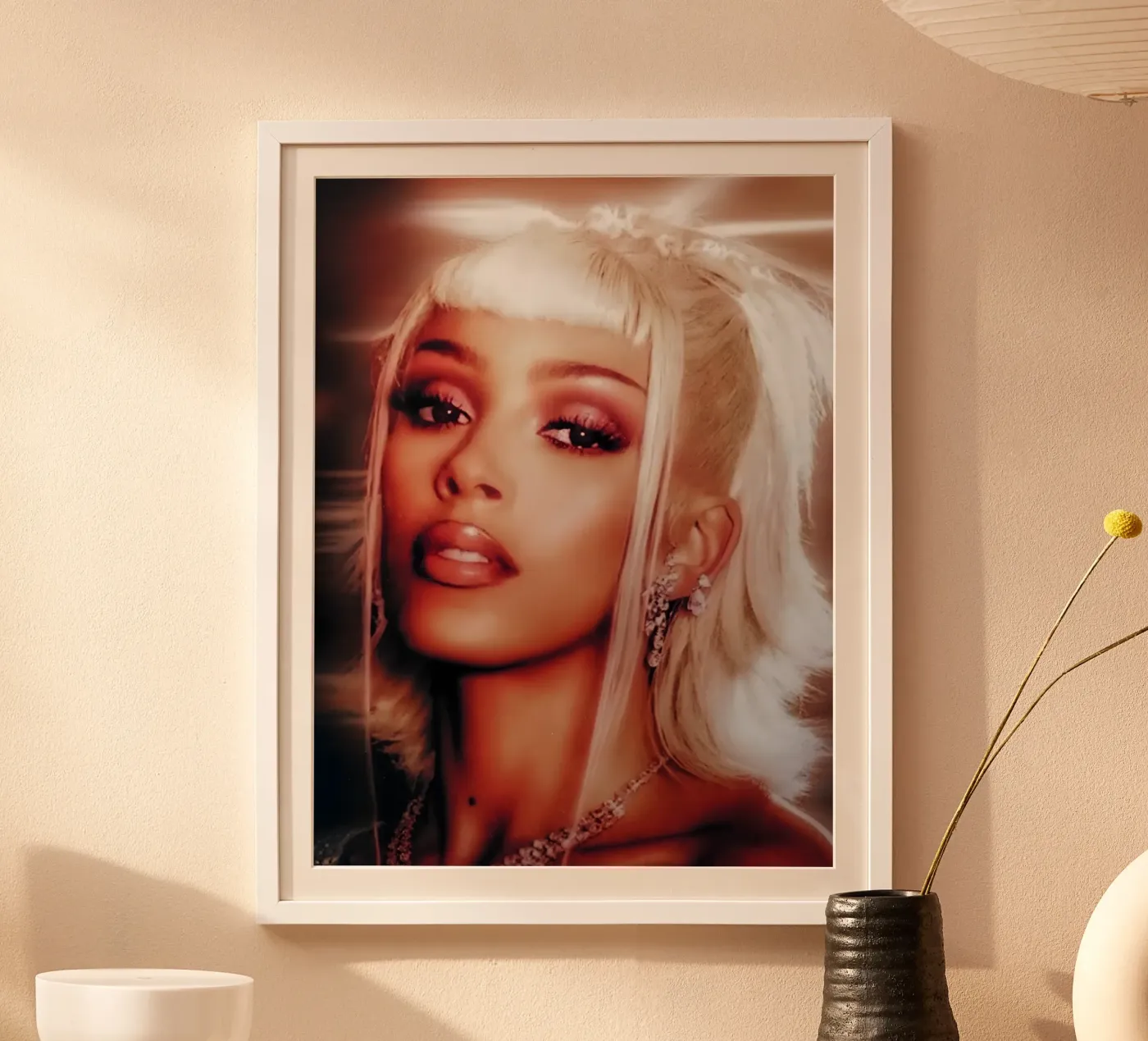 Doja Cat poster da Digital Street art