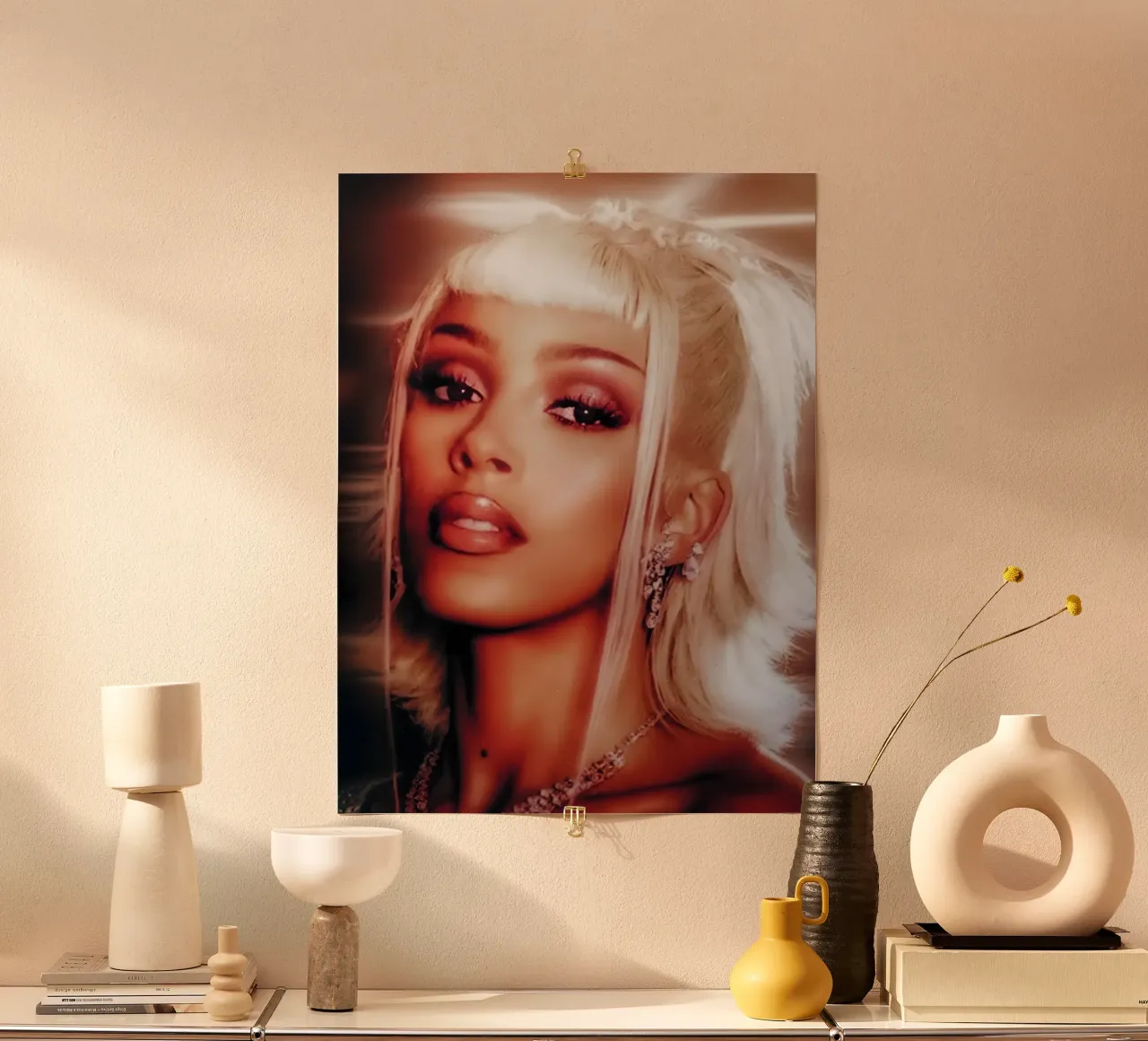 Doja Cat poster da Digital Street art