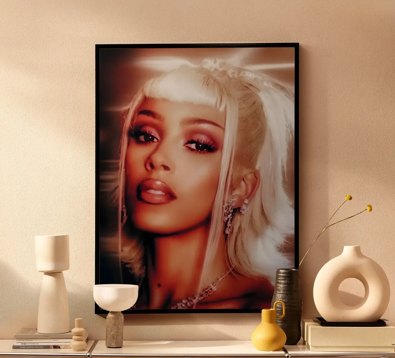 Doja Cat poster da Digital Street art