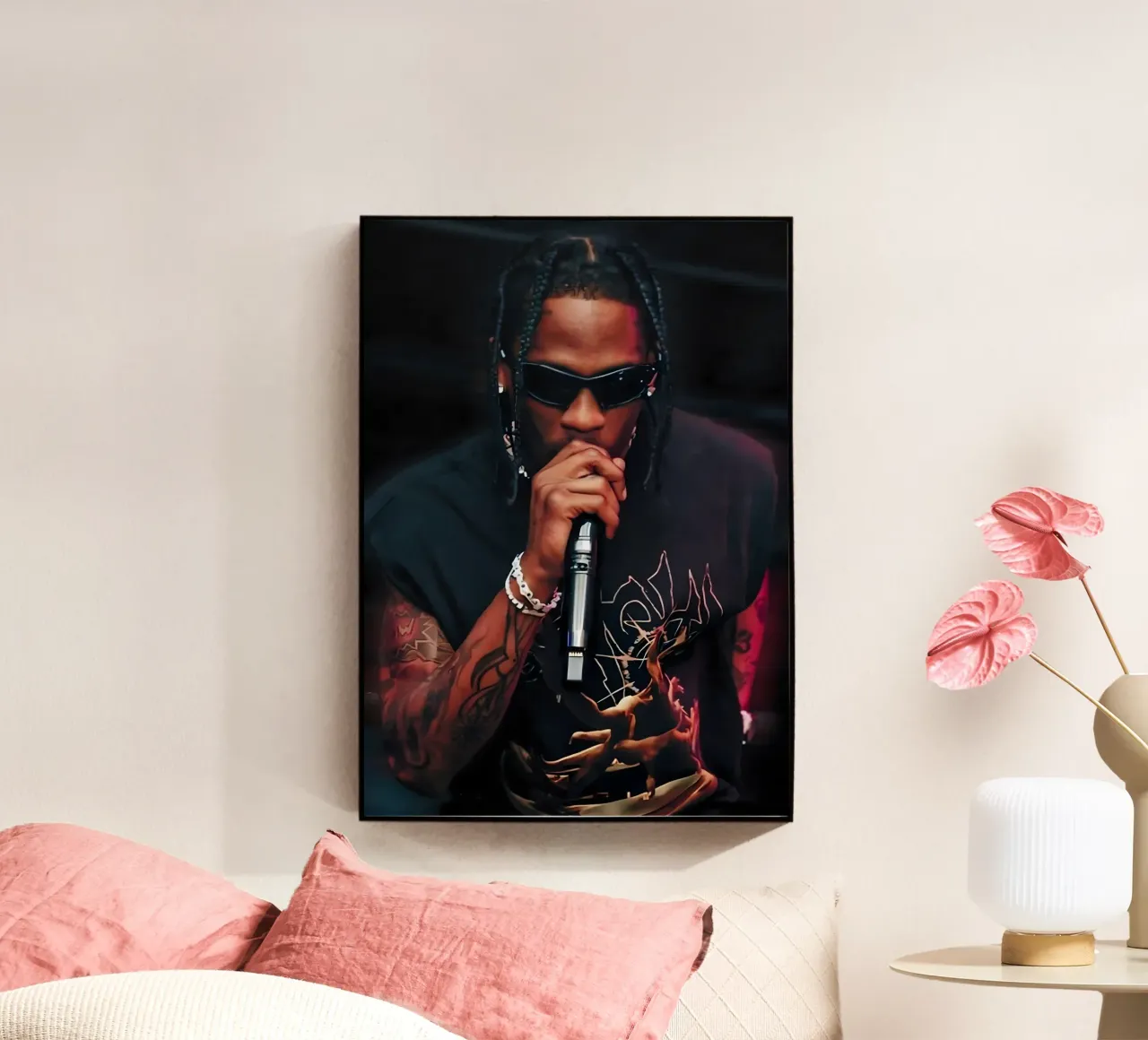 Travis Scott plexiglass da The Poster Hub