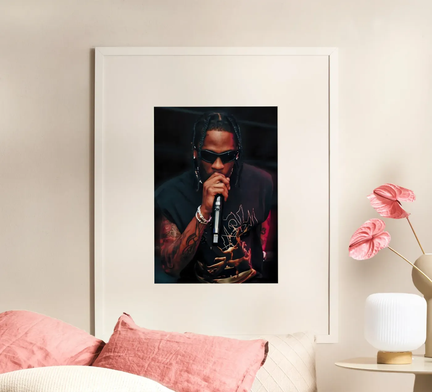 Travis Scott poster van Digital Street art